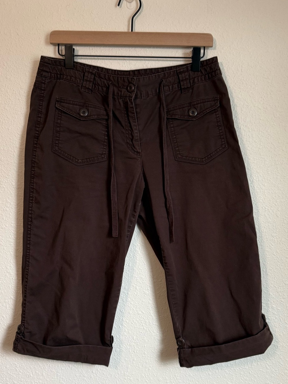 Y2K Style & Co Low Rise Cargo Capris McBling Gorpcore Grunge - Picture 7 of 11